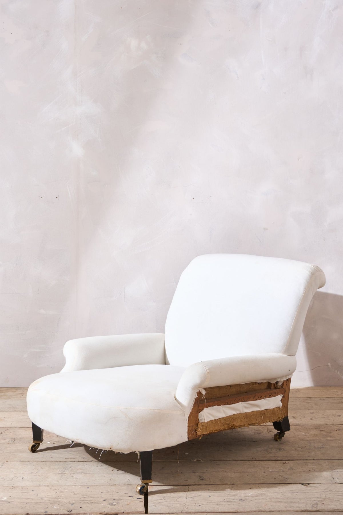 19th century Very deep English country house club chair - TallBoy Interiors