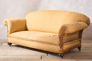 c.1900 Curved back English country house sofa - TallBoy Interiors