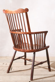 18th century Yew wood comb back Windsor chair - TallBoy Interiors