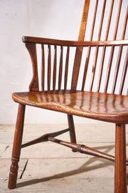 18th century Yew wood comb back Windsor chair - TallBoy Interiors