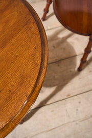 Pair of early 20th century Faux bamboo side tables