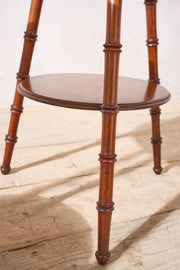Pair of early 20th century Faux bamboo side tables