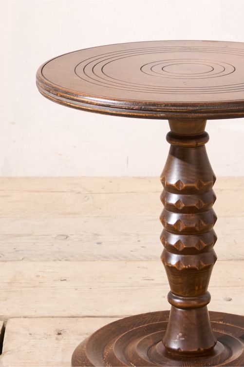 Mid 20th century French Brutalist side table - TallBoy Interiors