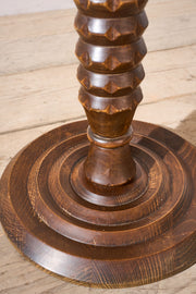 Mid 20th century French Brutalist side table - TallBoy Interiors