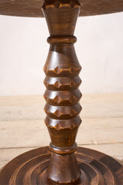 Mid 20th century French Brutalist side table - TallBoy Interiors