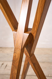 Mid 20th century Walnut folding Valet stand