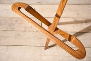 Mid 20th century Walnut folding Valet stand