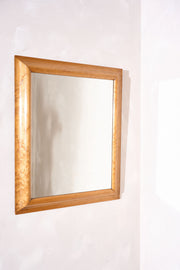 19th century Birdseye maple cushion mirror - TallBoy Interiors