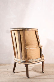 Elegant Georgian barrel back armchair - TallBoy Interiors