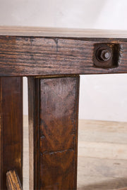 19th century French Elm Farmhouse work table