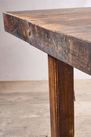 19th century French Elm Farmhouse work table