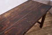 19th century French Elm Farmhouse work table