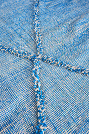 Genuine Hand woven Moroccan rug- Blue diamond - TallBoy Interiors