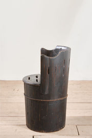 19th Century Folk art barrel chairs - Black - TallBoy Interiors