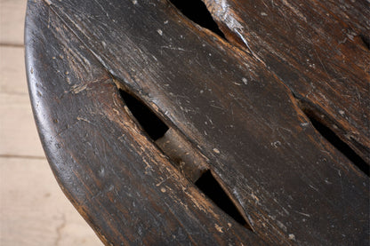 19th Century Folk art barrel chairs - Black
