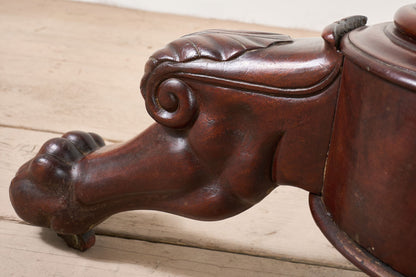 19th century Mahogany and Grey marble Gueridon table