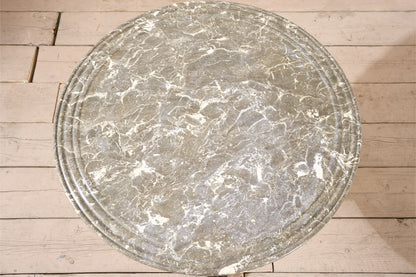 19th century Mahogany and Grey marble Gueridon table