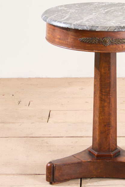 19th century Walnut Empire Gueridon table
