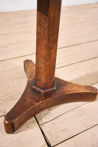19th century Walnut Empire Gueridon table