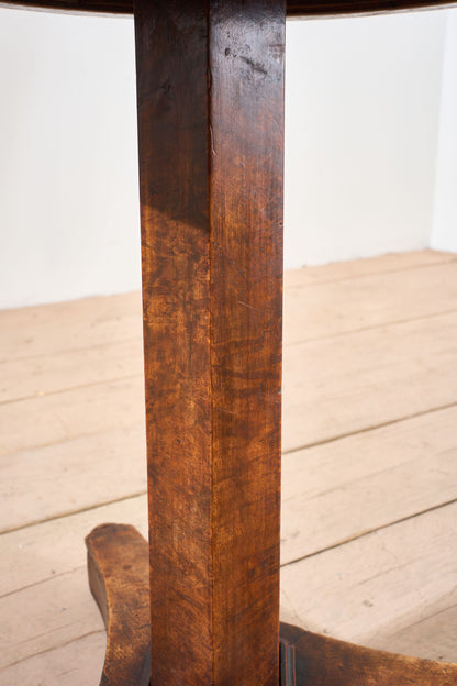 19th century Walnut Empire Gueridon table