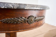 19th century Walnut Empire Gueridon table