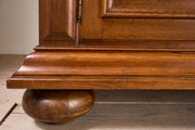 Mid century Brutalist solid oak cupboard