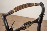 Pair of Regency Ebonised side chairs