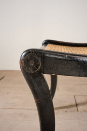 Pair of Regency Ebonised side chairs