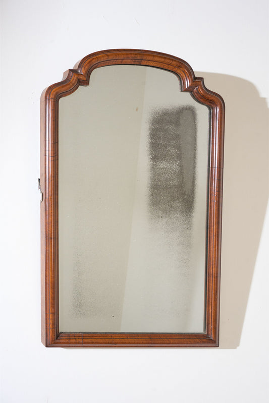 Large 18th Century walnut framed mirror
