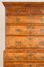 18th Century Walnut Chest on chest
