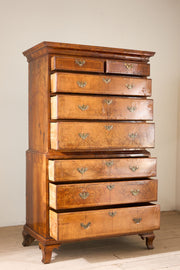 18th Century Walnut Chest on chest