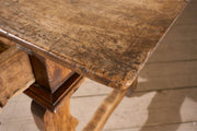 18th Century Spanish Single plank walnut table