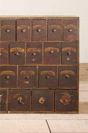 Georgian period Chemist Apothecary drawers - No2 - TallBoy Interiors