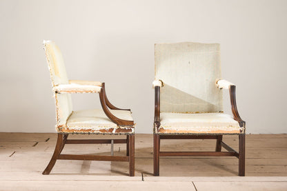 Pair of 20th century Gainsborough chairs