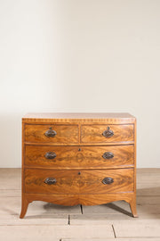 Early 20th century Bow fronted mahogany chest of drawers - TallBoy Interiors