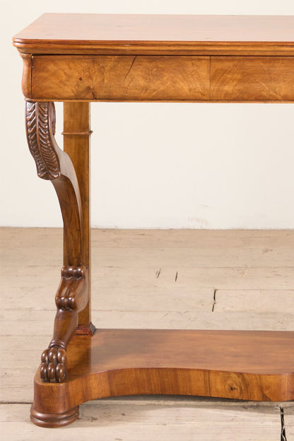 19th century Mahogany console table