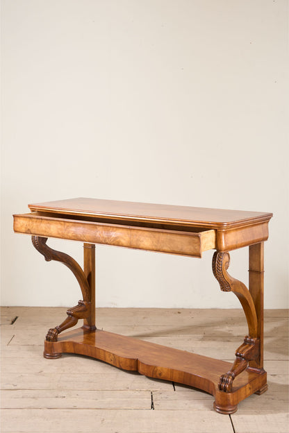 19th century Mahogany console table