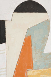 Large modern abstract painting on board by Sylvia Ortega - TallBoy Interiors