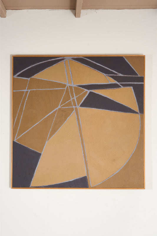 Large 20th century Abstract acrylic on board painting