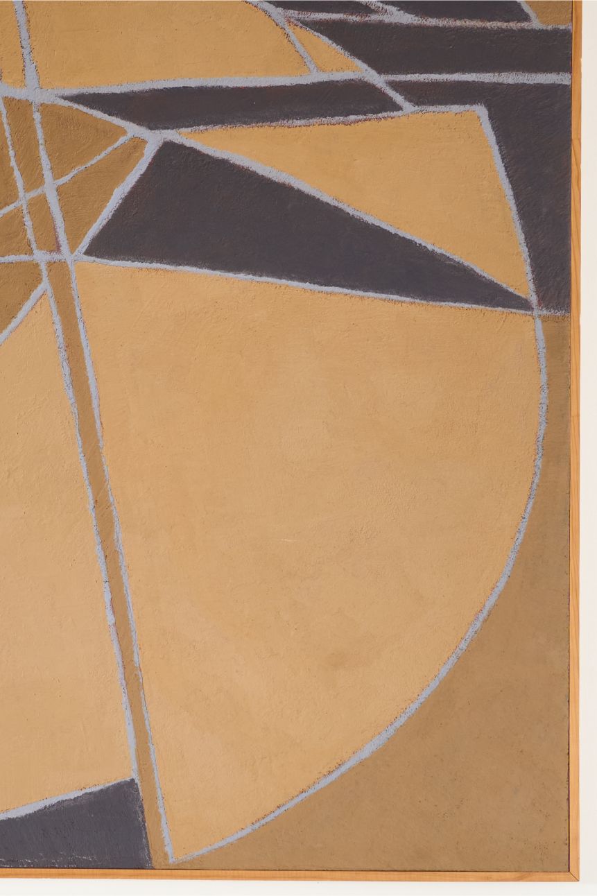 Large 20th century Abstract acrylic on board painting