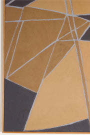 Large 20th century Abstract acrylic on board painting
