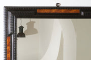 19th century Ebonised and Faux tortoiseshell Italian mirror - 2 - TallBoy Interiors