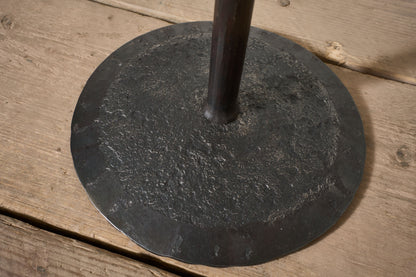 The 'Brokkr' Forged Steel Martini Table - Heavy texture