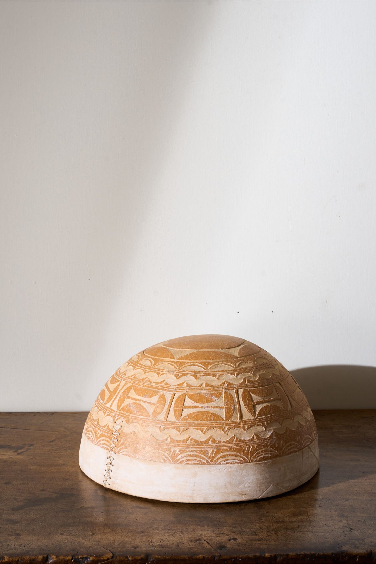 20th Century African carved Gourd bowl - No1