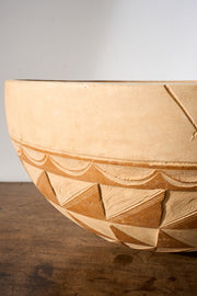 20th Century African carved Gourd bowl - No 2 - TallBoy Interiors