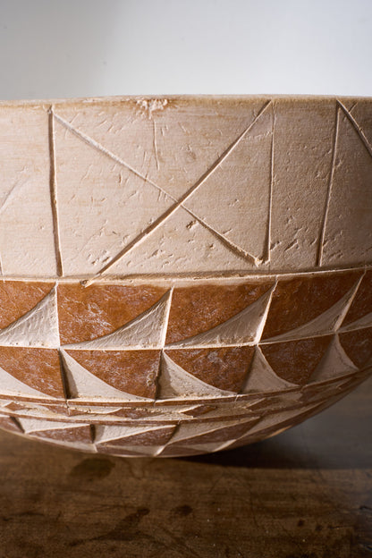 20th Century African carved Gourd bowl - No 3