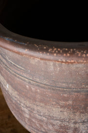 19th century Red French earthenware pot - TallBoy Interiors