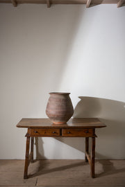 19th century Red French earthenware pot - TallBoy Interiors