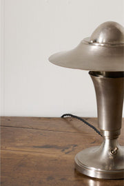 Art deco Chrome mushroom desk lamp by 'Kabeco' - TallBoy Interiors