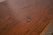 Mid century Solid teak slab coffee table